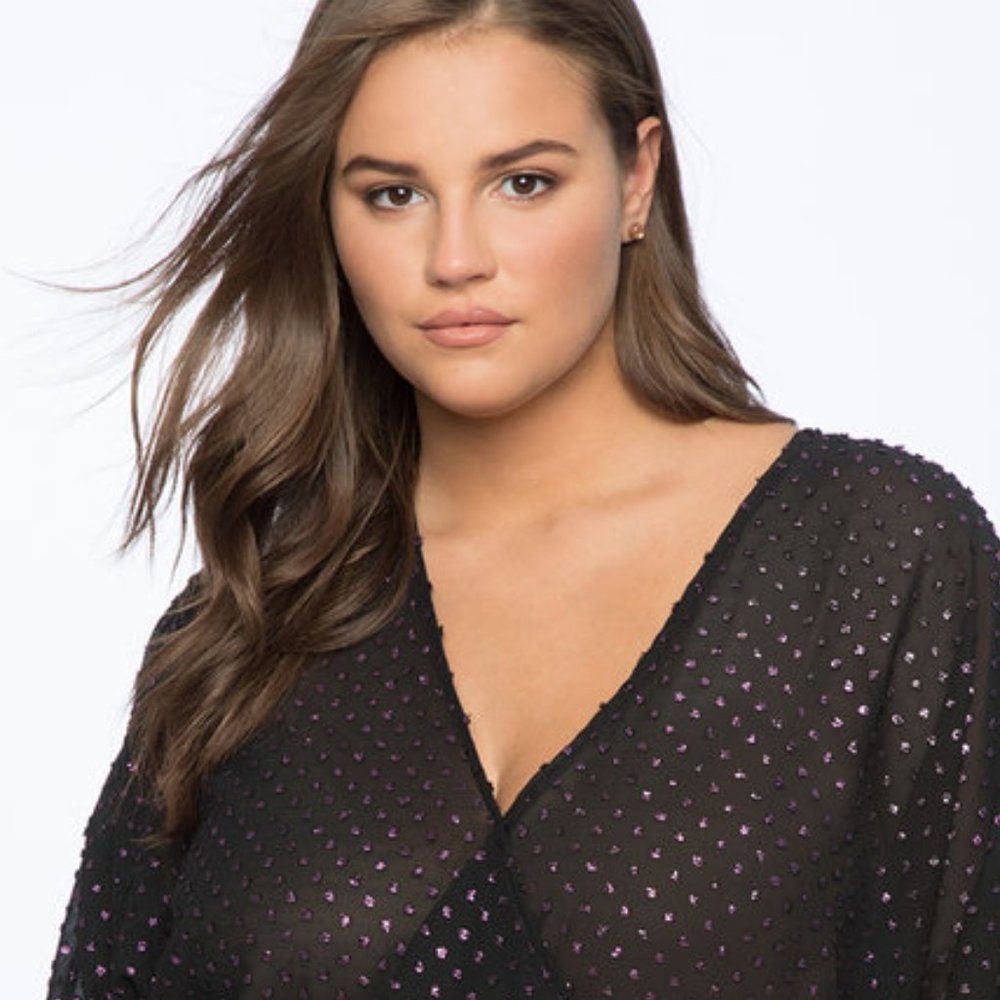 Eloquii Crossover Bodysuit Size 18